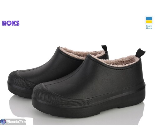 Калоші жіночі на зиму (8 пар р.37-41) чорний  "Roks"