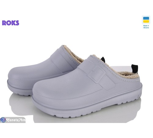 Калоші жіночі на зиму (8 пар р.37-40) графіт  "Roks"