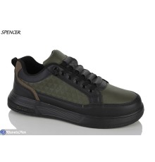 Кросівки чоловічі на весну/осінь (8 пар р.41-46) зелений  "Spencer"