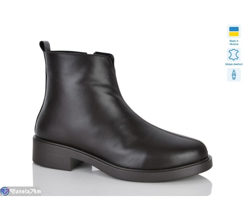 Черевики жіночі на зиму (6 пар р.37-41) коричневий  "LIKA"