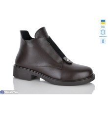 Черевики жіночі на зиму (6 пар р.37-41) коричневий  "LIKA"