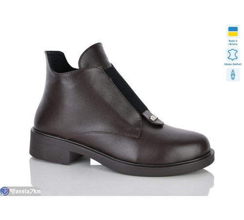 Черевики жіночі на зиму (6 пар р.37-41) коричневий  "LIKA"