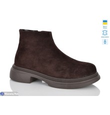 Черевики жіночі на весну/осінь (6 пар р.37-41) коричневий  "LIKA"