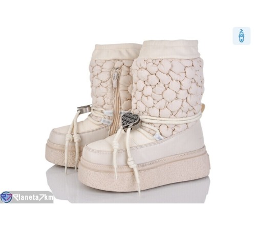Черевики дитячі на зиму (8 пар р.33-38) бежевий  "Laifakids"