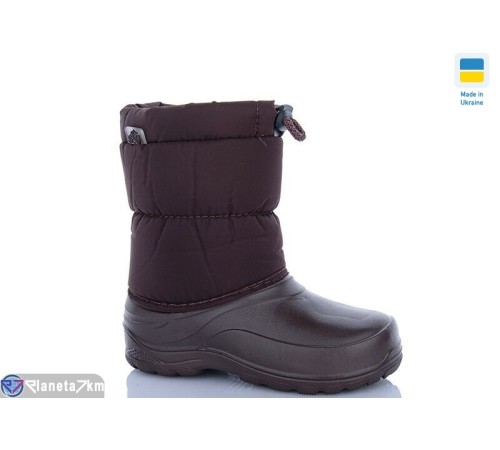 Дитячі чоботи з піни на зиму (12 пар р.30-37) коричневий  "MURMUR"