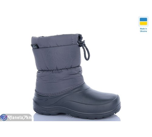 Дитячі чоботи з піни на зиму (12 пар р.30-37) сірий  "MURMUR"