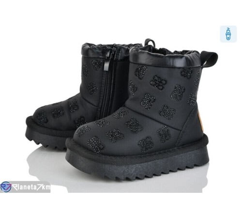 Дитячі Уггі на зиму (8 пар р.22-27) чорний  "Normashoes"