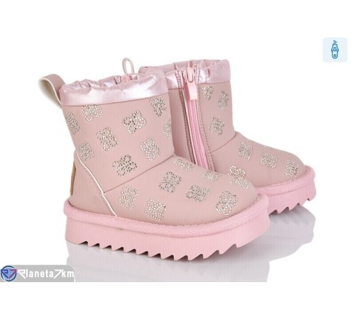 Дитячі Уггі на зиму (8 пар р.22-27) рожевий  "Normashoes"