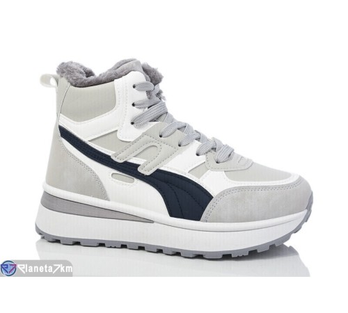 Кросівки жіночі на зиму (8 пар р.36-41) сірий  "Normashoes"