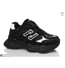 Кросівки жіночі на зиму (8 пар р.36-41) чорний  "Normashoes"
