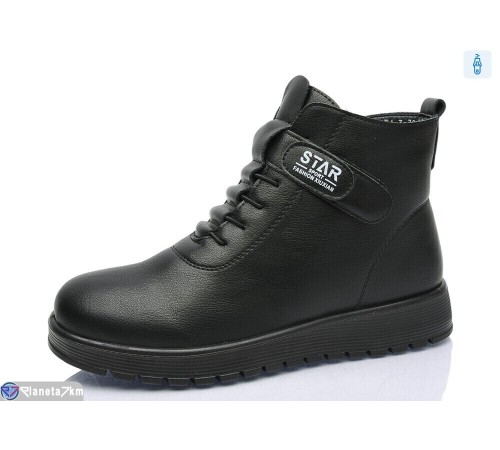 Черевики жіночі на зиму (8 пар р.37-42) чорний  "Normashoes"