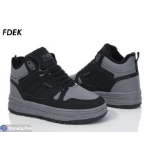 Дитячі кросівки на зиму (8 пар р.36-41) сірий  "FDEK"