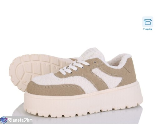 Кросівки жіночі на зиму (8 пар р.36-41) бежевий  "Normashoes"