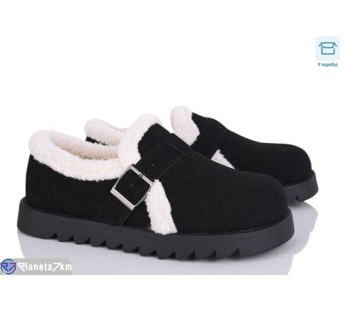 Туфлі жіночі на зиму (8 пар р.36-41) чорний  "Normashoes"
