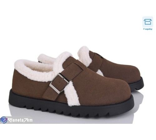 Туфлі жіночі на зиму (8 пар р.36-41) коричневий  "Normashoes"