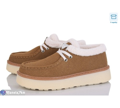 Туфлі жіночі на зиму (8 пар р.36-41) коричневий  "Normashoes"
