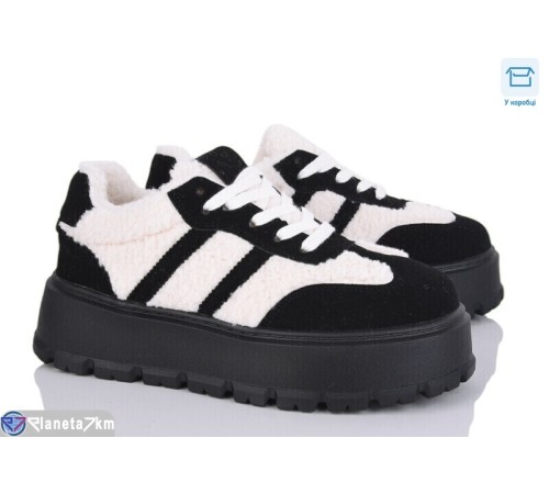 Кросівки жіночі на зиму (8 пар р.36-41) чорний  "Normashoes"