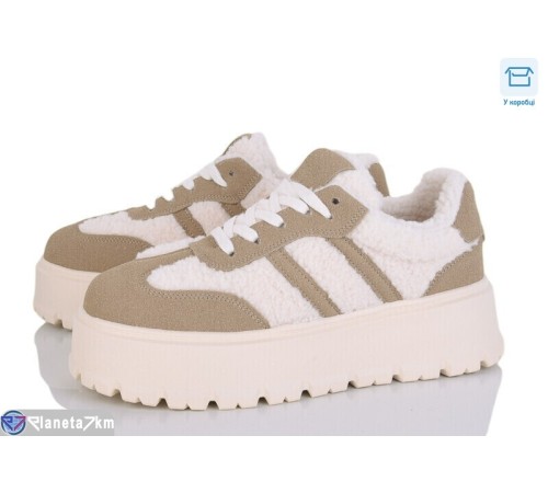 Кросівки жіночі на зиму (8 пар р.36-41) бежевий  "Normashoes"