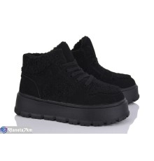 Черевики жіночі на зиму (8 пар р.36-41) чорний  "Normashoes"