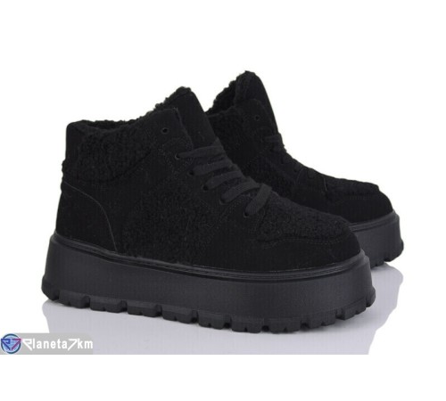 Черевики жіночі на зиму (8 пар р.36-41) чорний  "Normashoes"