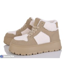 Черевики жіночі на зиму (8 пар р.36-41) бежевий  "Normashoes"