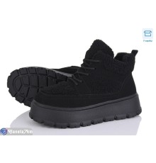 Черевики жіночі на зиму (8 пар р.36-41) чорний  "Normashoes"
