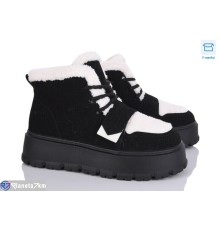Черевики жіночі на зиму (8 пар р.36-41) чорний  "Normashoes"