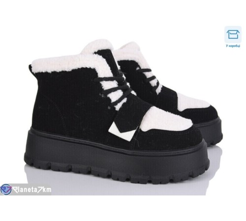 Черевики жіночі на зиму (8 пар р.36-41) чорний  "Normashoes"