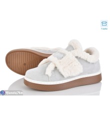 Туфлі жіночі на зиму (8 пар р.36-41) сірий  "Normashoes"