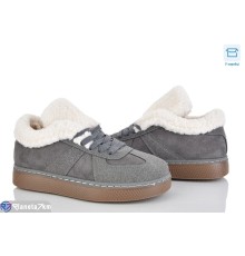 Кросівки жіночі на зиму (8 пар р.36-41) сірий  "Normashoes"