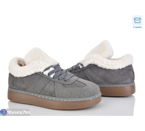 Кросівки жіночі на зиму (8 пар р.36-41) сірий  "Normashoes"