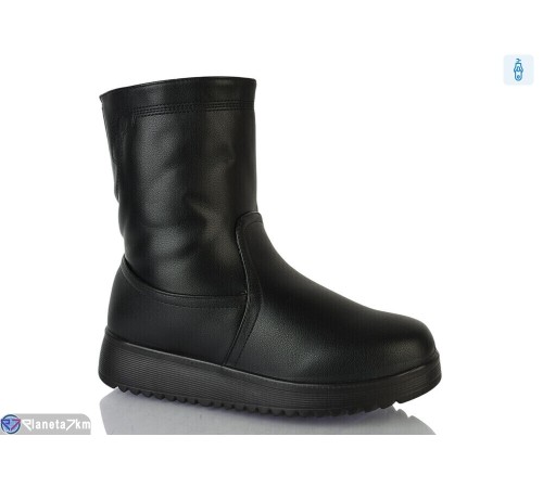 Черевики жіночі на зиму (8 пар р.37-42) чорний  "Normashoes"
