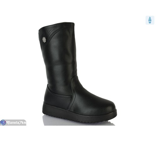 Чоботи жіночі на зиму (8 пар р.37-42) чорний  "Normashoes"