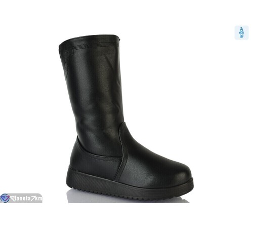 Чоботи жіночі на зиму (8 пар р.37-42) чорний  "Normashoes"