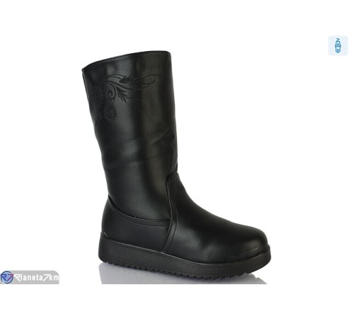 Чоботи жіночі на зиму (8 пар р.37-42) чорний  "Normashoes"
