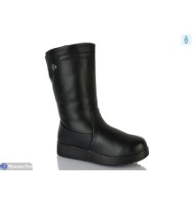 Чоботи жіночі на зиму (8 пар р.37-42) чорний  "Normashoes"