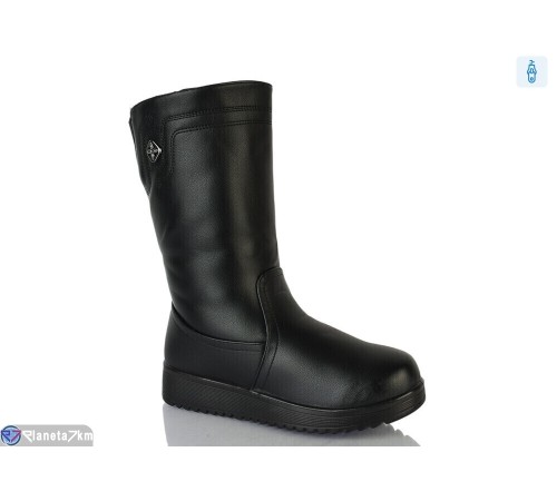 Чоботи жіночі на зиму (8 пар р.37-42) чорний  "Normashoes"