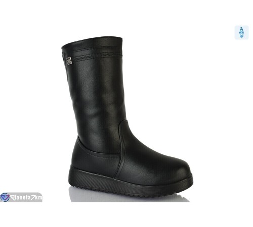 Чоботи жіночі на зиму (8 пар р.37-42) чорний  "Normashoes"