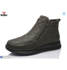 Черевики жіночі на зиму (6 пар р.40-42) сірий  "SUBA"