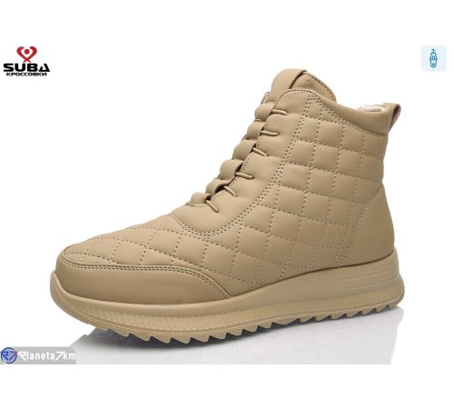 Черевики жіночі на зиму (8 пар р.37-42) коричневий  "SUBA"