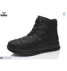 Черевики жіночі на зиму (8 пар р.37-42) чорний  "SUBA"