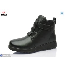 Черевики жіночі на зиму (8 пар р.37-42) чорний  "SUBA"