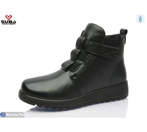 Черевики жіночі на зиму (8 пар р.37-42) чорний  "SUBA"