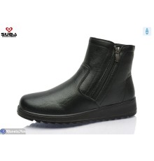 Черевики жіночі на зиму (8 пар р.37-42) чорний  "SUBA"