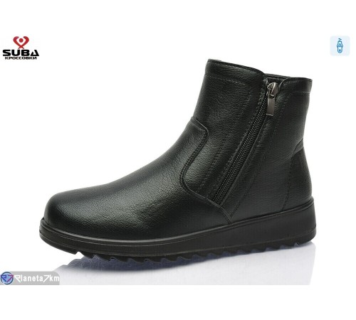 Черевики жіночі на зиму (8 пар р.37-42) чорний  "SUBA"