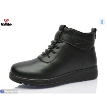 Черевики жіночі на зиму (8 пар р.37-42) чорний  "SUBA"