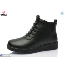 Черевики жіночі на зиму (8 пар р.37-42) чорний  "SUBA"