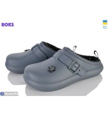 Жіночі сабо на зиму (8 пар р.37-41) сірий  "Roks"