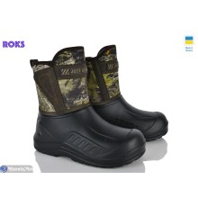 Чоловічі чоботи з піни на зиму (8 пар р.41-46) чорний  "Roks"