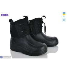 Чоловічі чоботи з піни на зиму (8 пар р.41-46) чорний  "Roks"